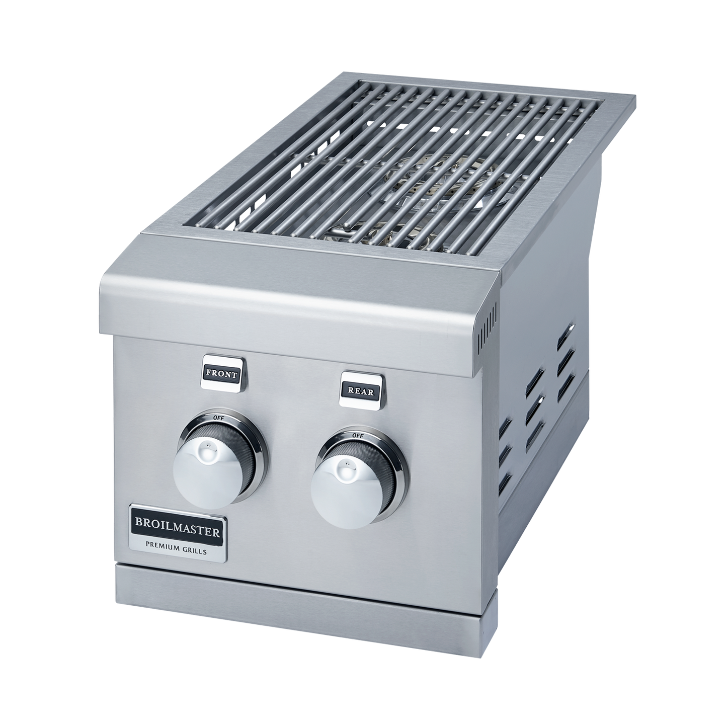 Broilmaster 12-Inch Double Side Burner - BSABF12N - Front View