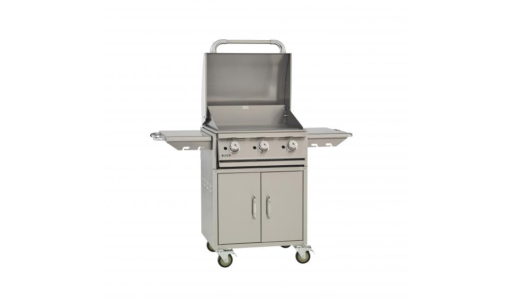 Bull BBQ Commercial Griddle Cart Grill - 7300 - Open Head View