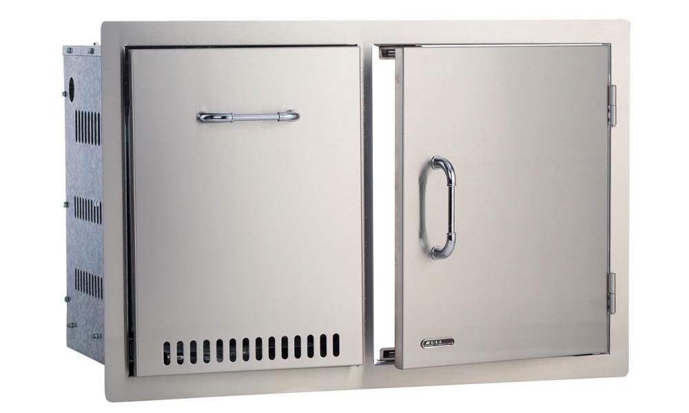Bull 32-Stainless Steel Access Door & Propane Drawer Combo - 65784