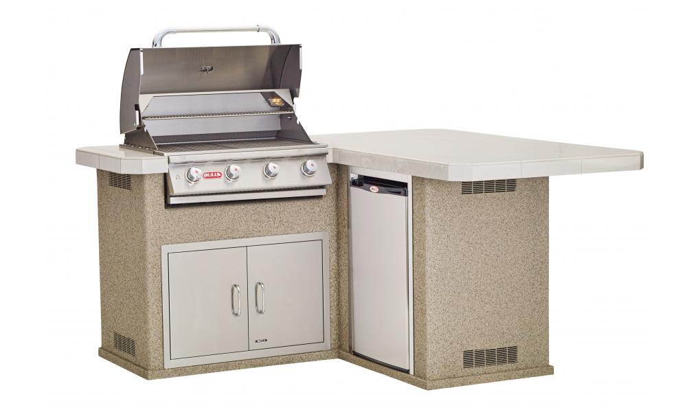 Bull Little Q Outdoor Island Kitchen - 31046 - Open Head View