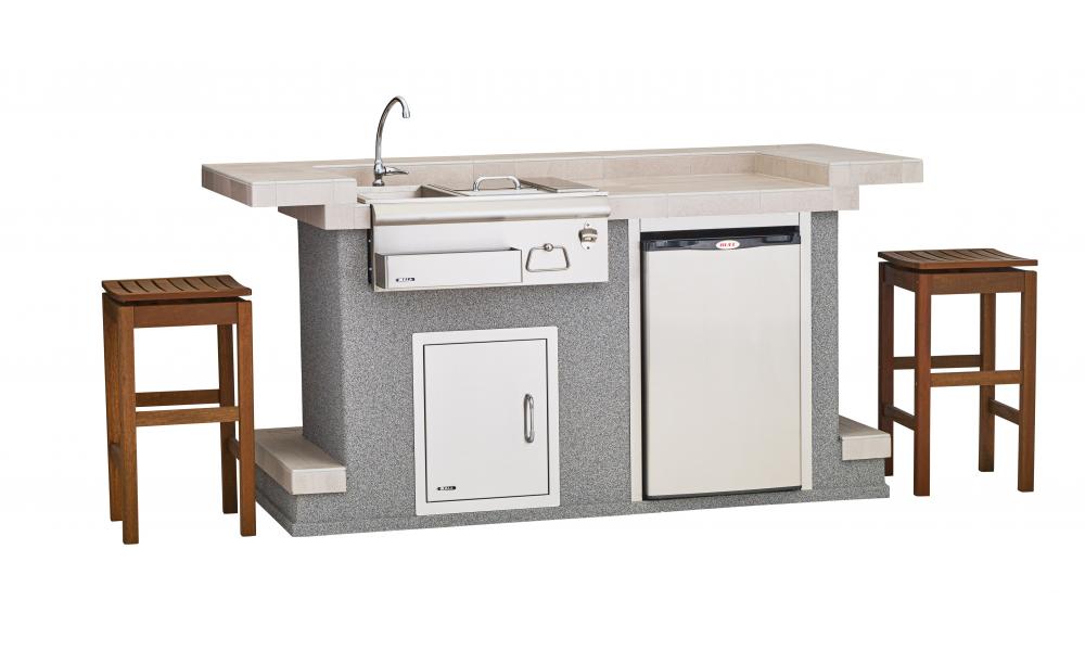 Bull Outdoor Entertainer's Bar Stucco - 31031