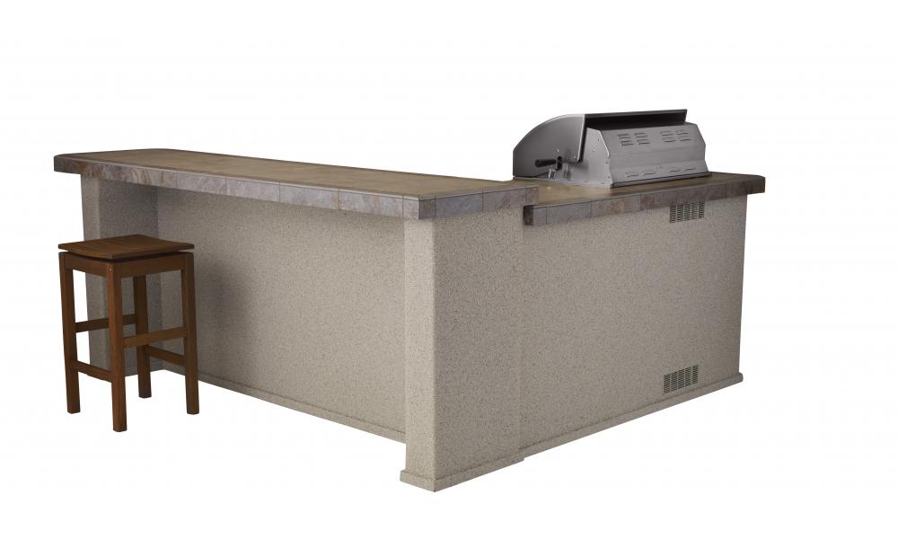 Bull Outdoor Grills Stucco Mesquite Q Island Kitchen - 31043