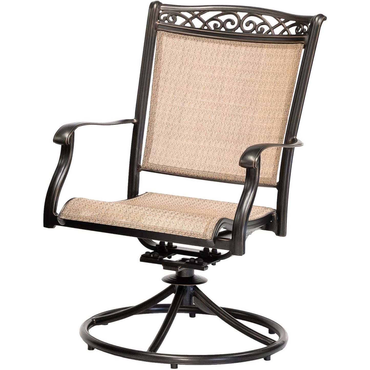 Hanover-Fontana-series-7-piece-patio-dining-set-with-rectangular-table-and-six-swivels-swivel-rocker-chair-closeup