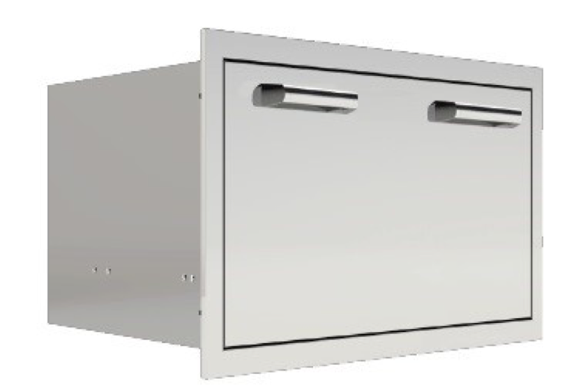 M&K Signature Premium Series 30-Inch Roll-Out Fully Insulated Ice Chest Storage Drawer - MNK-350H-FID