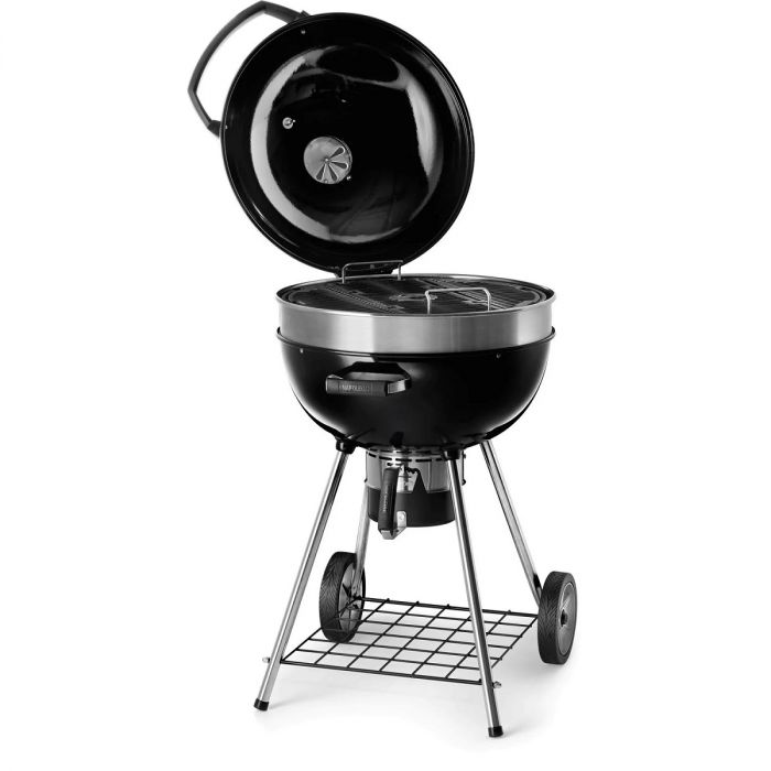 Napoleon PRO 22-Inch Charcoal Kettle Grill - PRO22K-LEG-2 - Lids Open