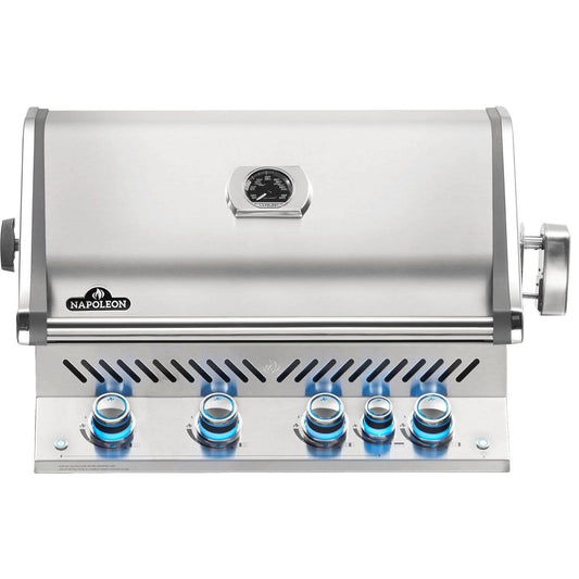 Napoleon Prestige PRO 500 Built-in Natural Gas Grill with Infrared Rear Burner and Rotisserie Kit - BIPRO500RBNSS-3