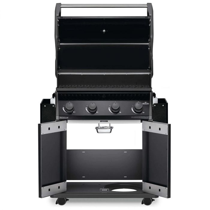 Napoleon Rogue 525 Propane Gas Grill - Black - R525PK-1 - Open Front View