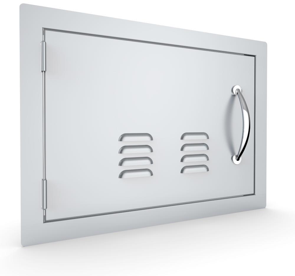 Sunstone 14" X 20" Left  Swing Horizontal Vented Door - A-DH1420-L