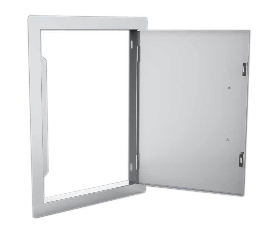 Sunstone 14x20 & 17x24 Vertical Access Door/Can be installed Left or Right Swing - DV1420 - Open Door
