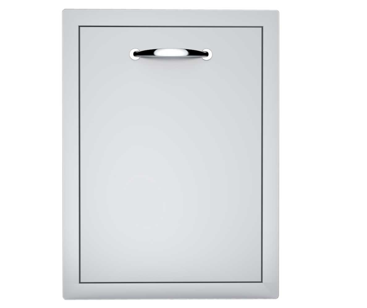 Sunstone 20" Enclosed Trash Drawer w/Trash Bag Ring & Top Punch- Out for counter trash chute - A-TRHD - Front View
