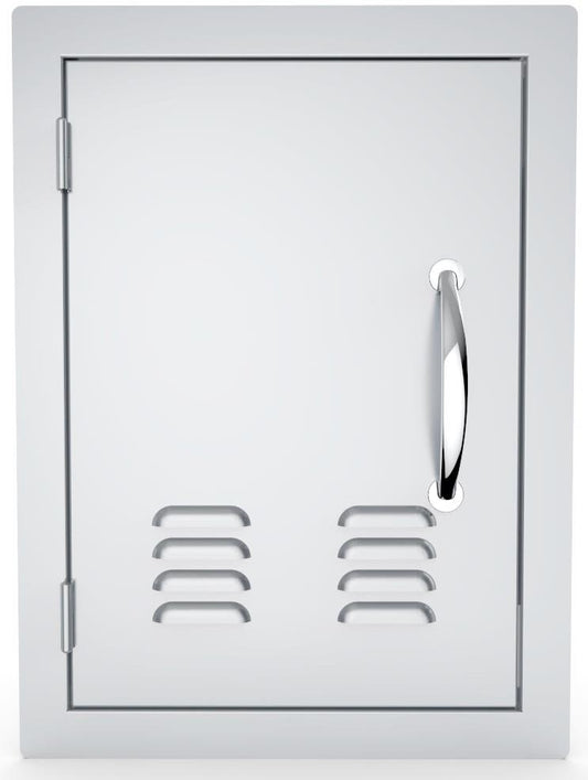 Sunstone Classic 14-Inch Left-Hinge Single Access Door With Vents - Vertical - A-DV1420-L