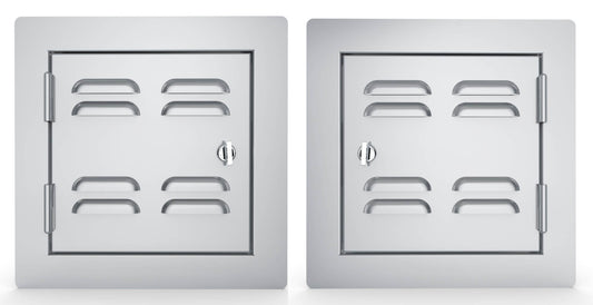 Sunstone Classic Series Flush Style 12"x12" Utility Access Door Vented - C-VSDR12