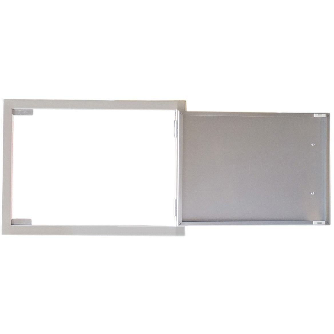 Sunstone 14 x 20 inch beveled frame horizontal door BA-DH1420 - Door Open