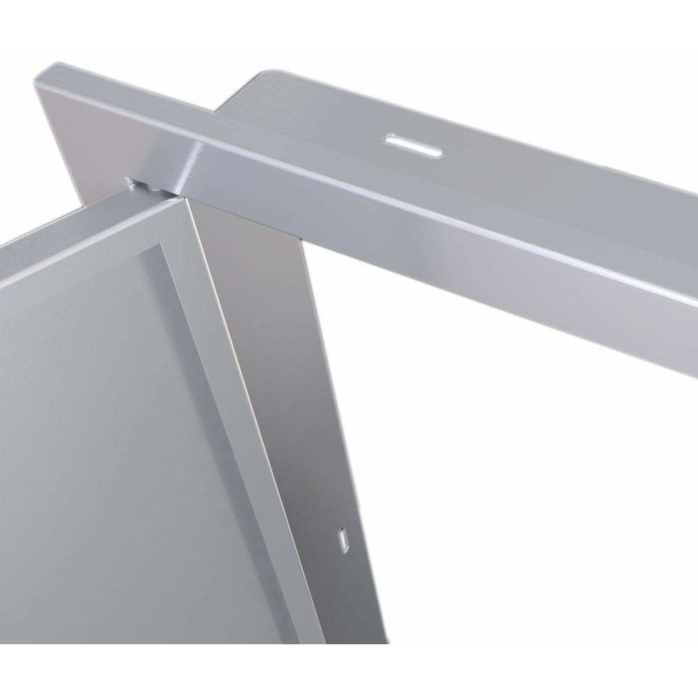 Sunstone 17x24 inch beveled frame vertical door BA-DV1724 - Edge View