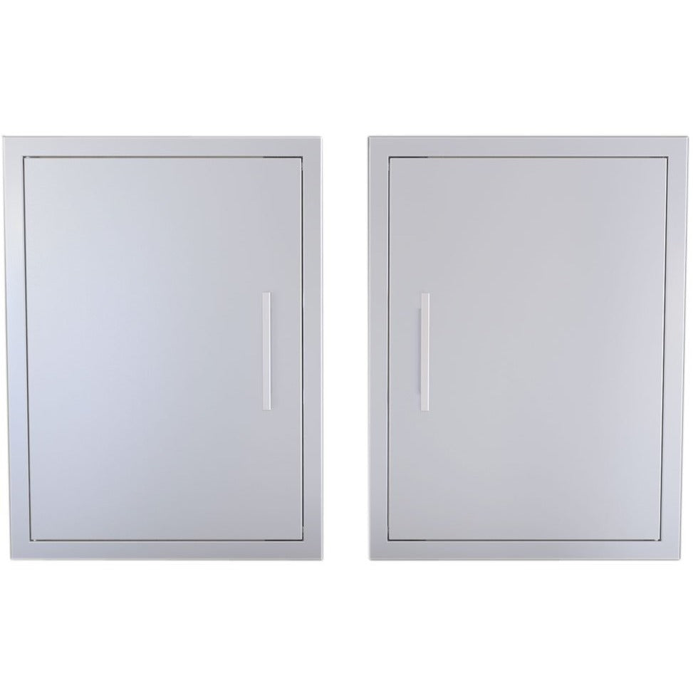 Sunstone 17x24 inch beveled frame vertical door BA-DV1724 - Left and Right View
