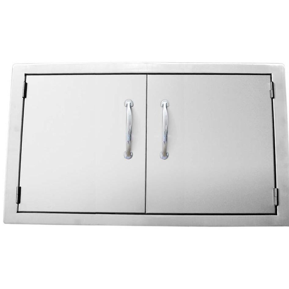 Sunstone 36 inch beveled frame double door BA-DD36 - Front view of Sunstone 36-inch beveled frame double door.