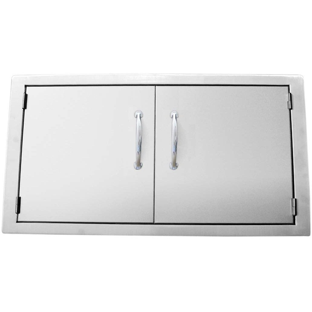Sunstone 42 inch beveled frame double door BA-DD42 - Front view of Sunstone 42-inch beveled frame double door.