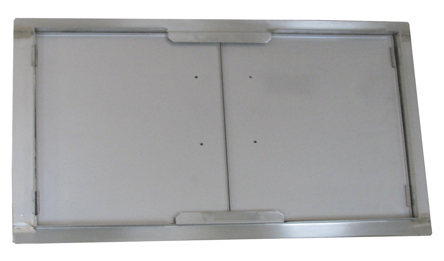 Sunstone 42 inch beveled frame double door BA-DD42 - Inside view of Sunstone 42-inch beveled frame double door.