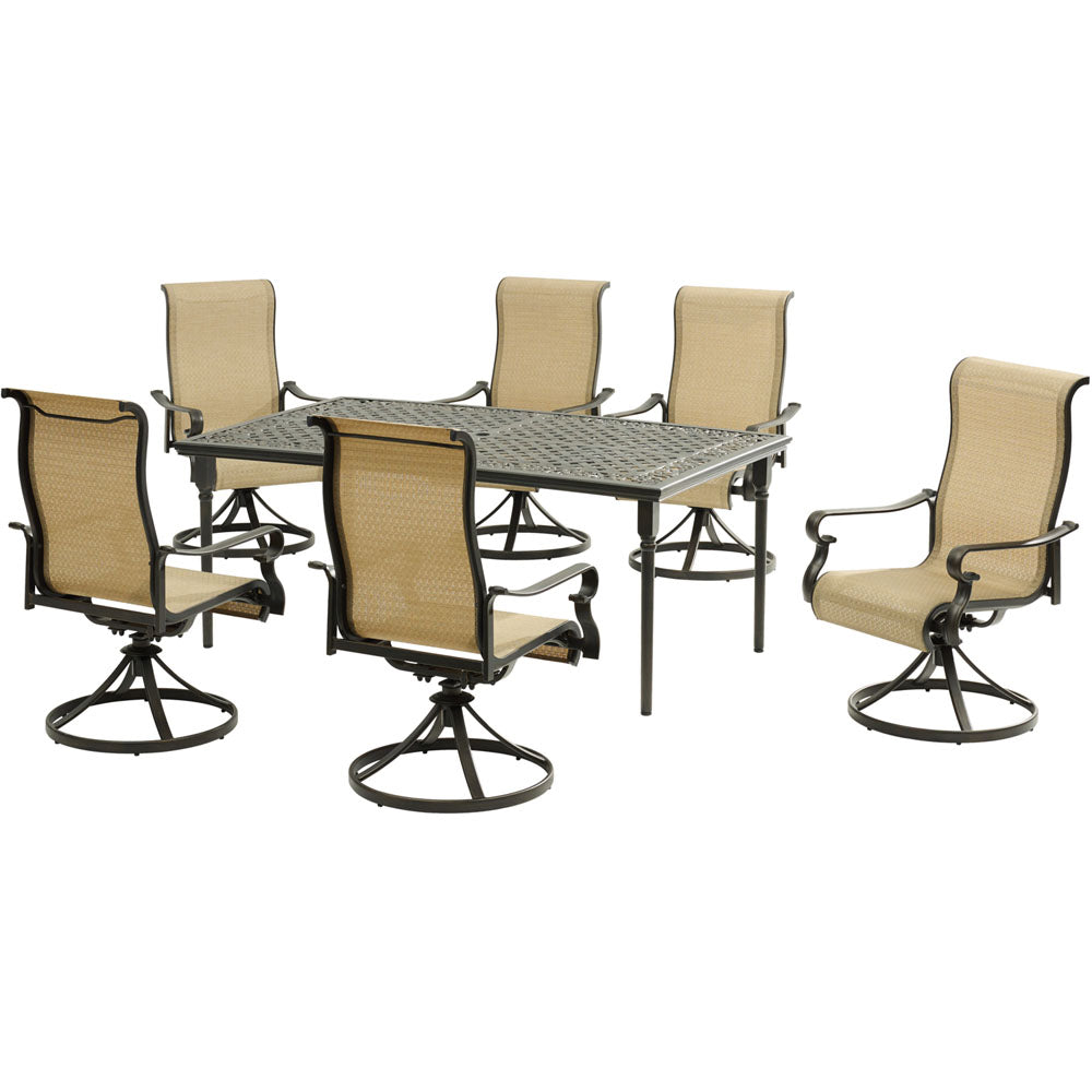 Hanover Brigantine 7 piece Patio Dining Set