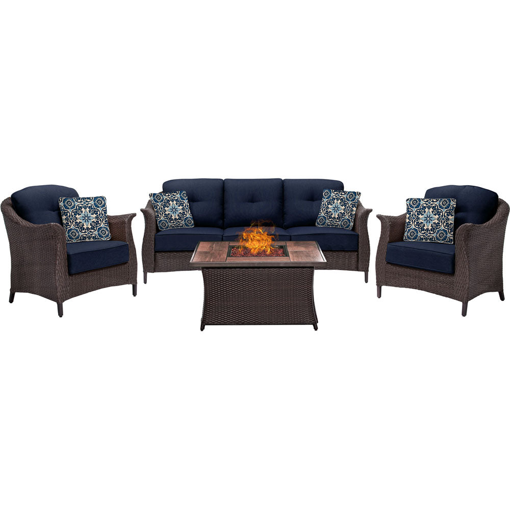 hanover-gramercy-4-piece-seating-fire-pit-set-with-wood-grain-tile-top-gram4pcfp-nvy-wg