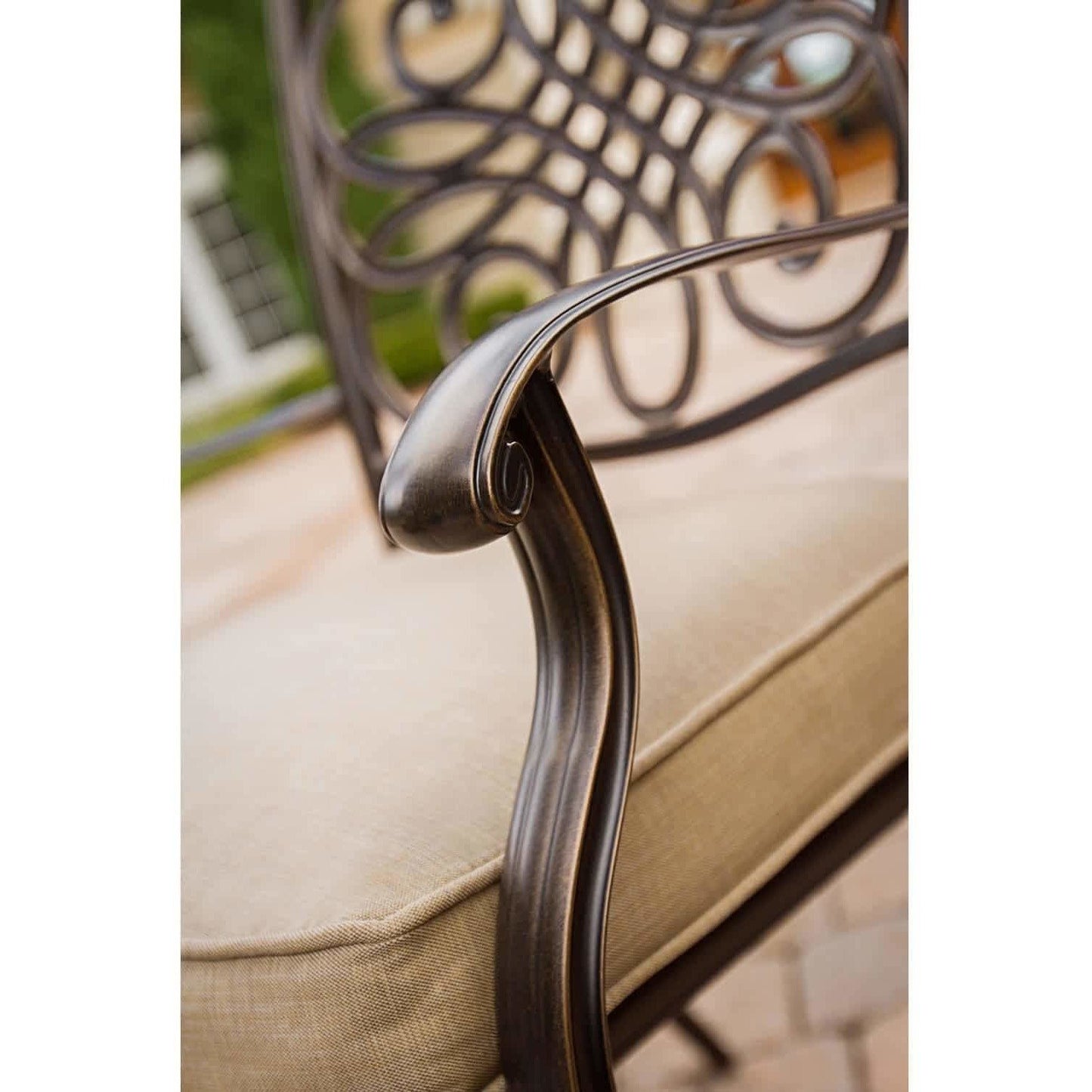 Hammond Adams 5Pc Outdoor Dining Set 4 Chairs & Round Table - M&K Grills