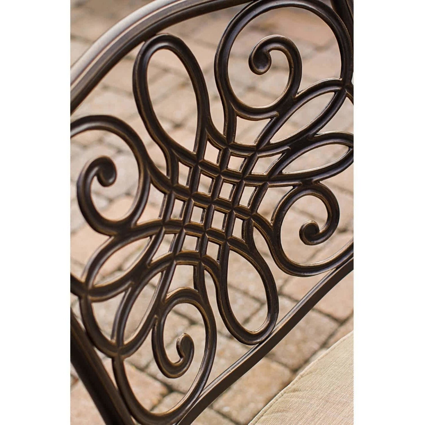 Hammond Adams 5Pc Outdoor Dining Set 4 Chairs & Round Table - M&K Grills