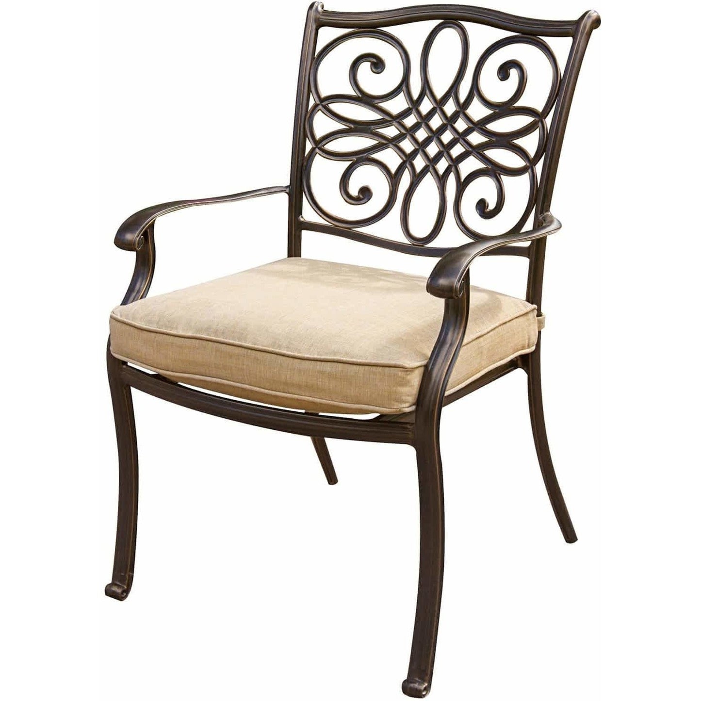 Hammond Adams 7Pc Outdoor Dining Set 4 Chairs 2 Swivel & Dining Table - M&K Grills