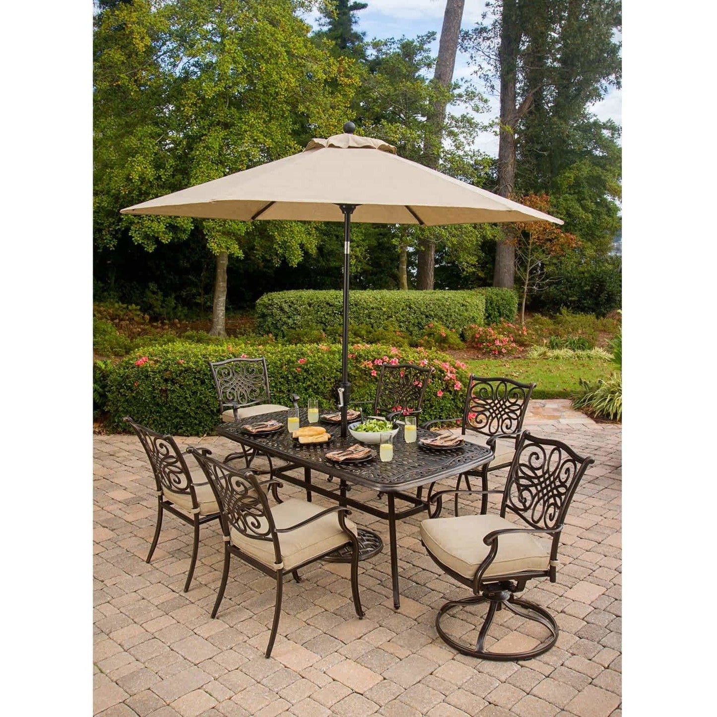 Hammond Adams 9-Feet patio umbrella stand With Tilting Pivot - M&K Grills