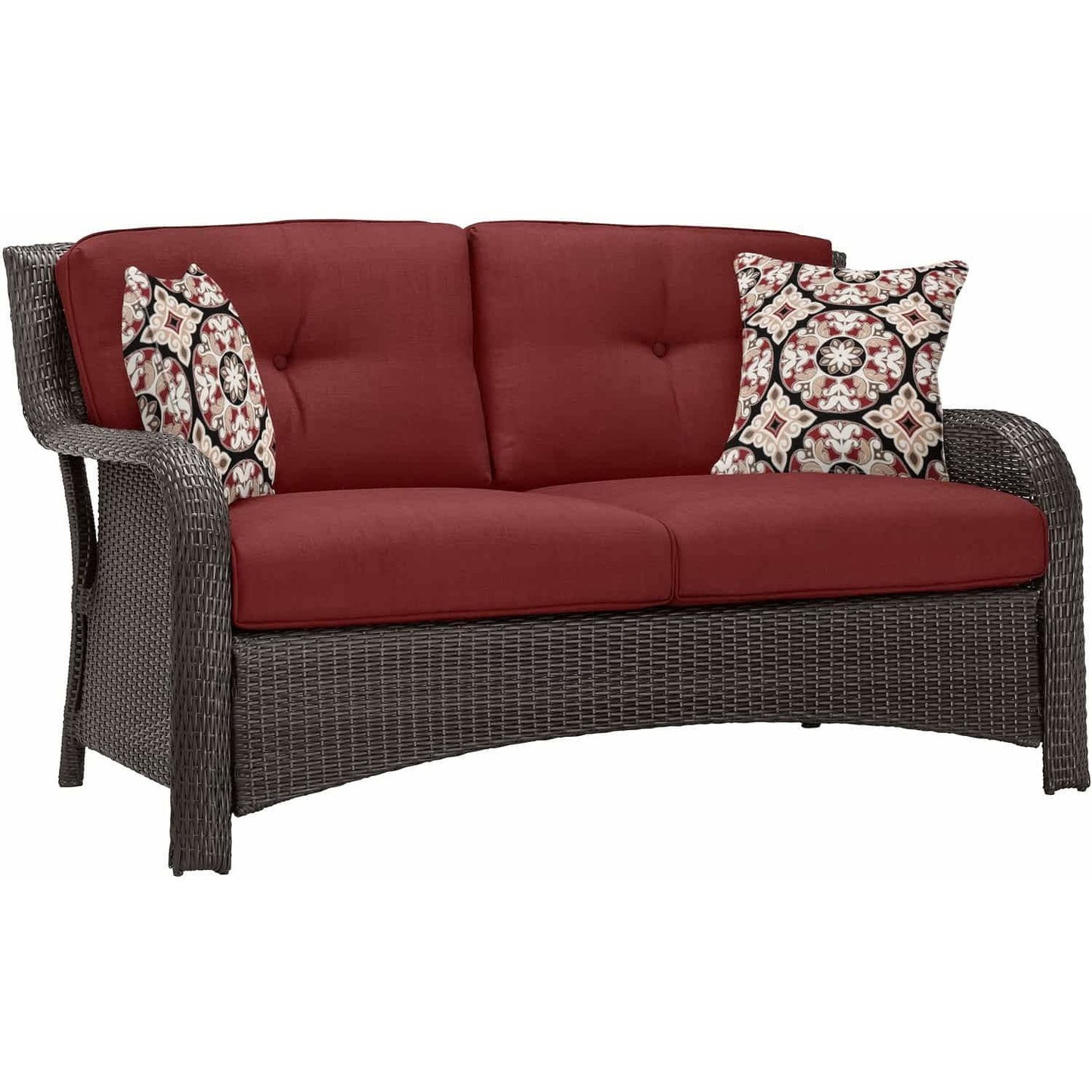 Hammond Atlantic 6Pc Patio Conversation Set With Loveseat, Ottomans - M&K Grills