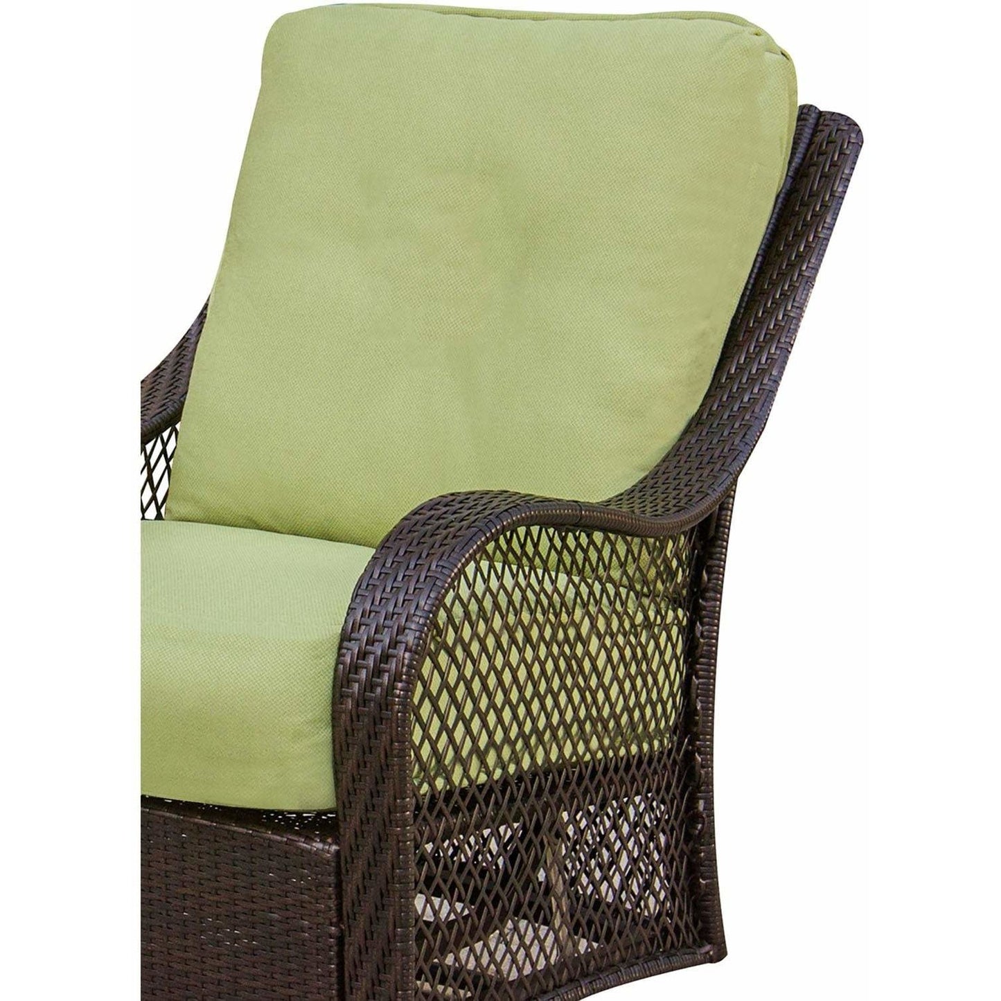 Hammond Brentwood 3Pc Outdoor Wicker Set 2 Swivel rockers & Table - M&K Grills