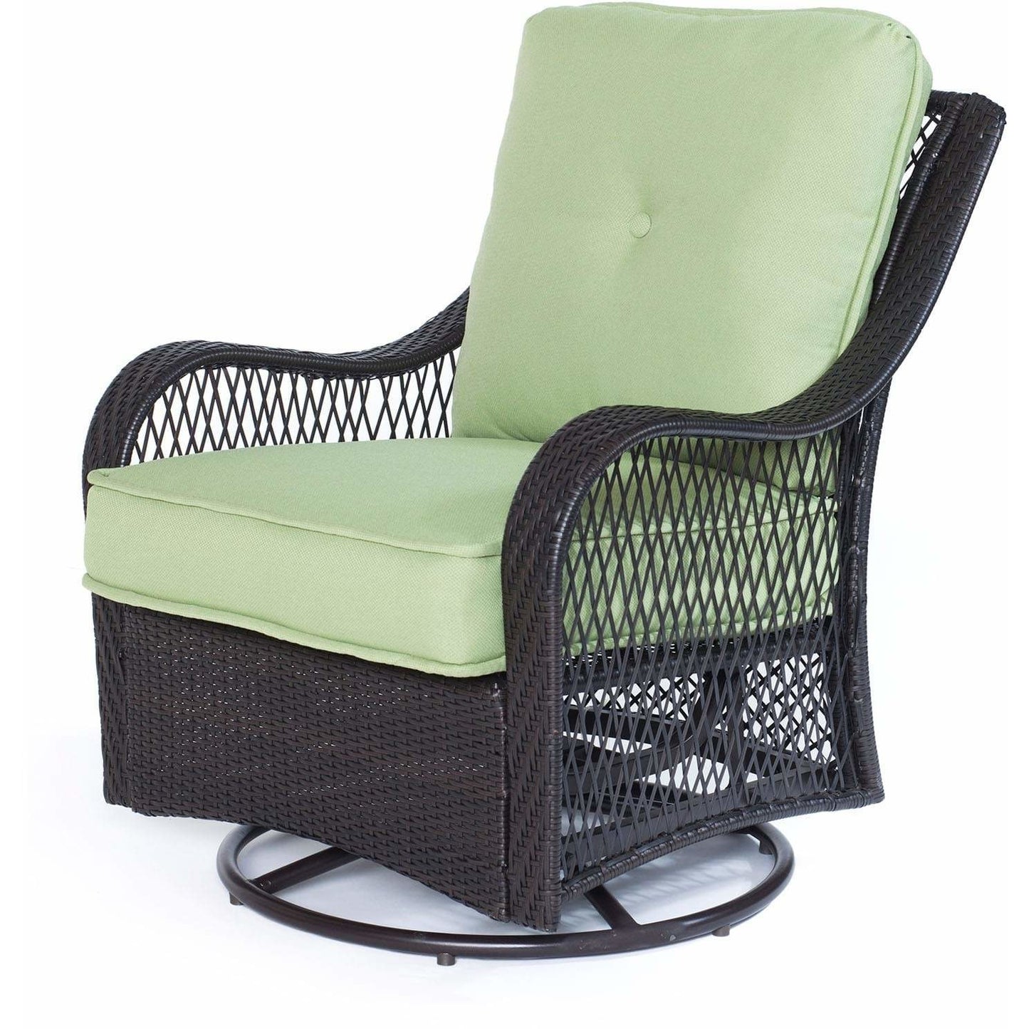 Hammond Brentwood 3Pc Outdoor Wicker Set 2 Swivel rockers & Table - M&K Grills