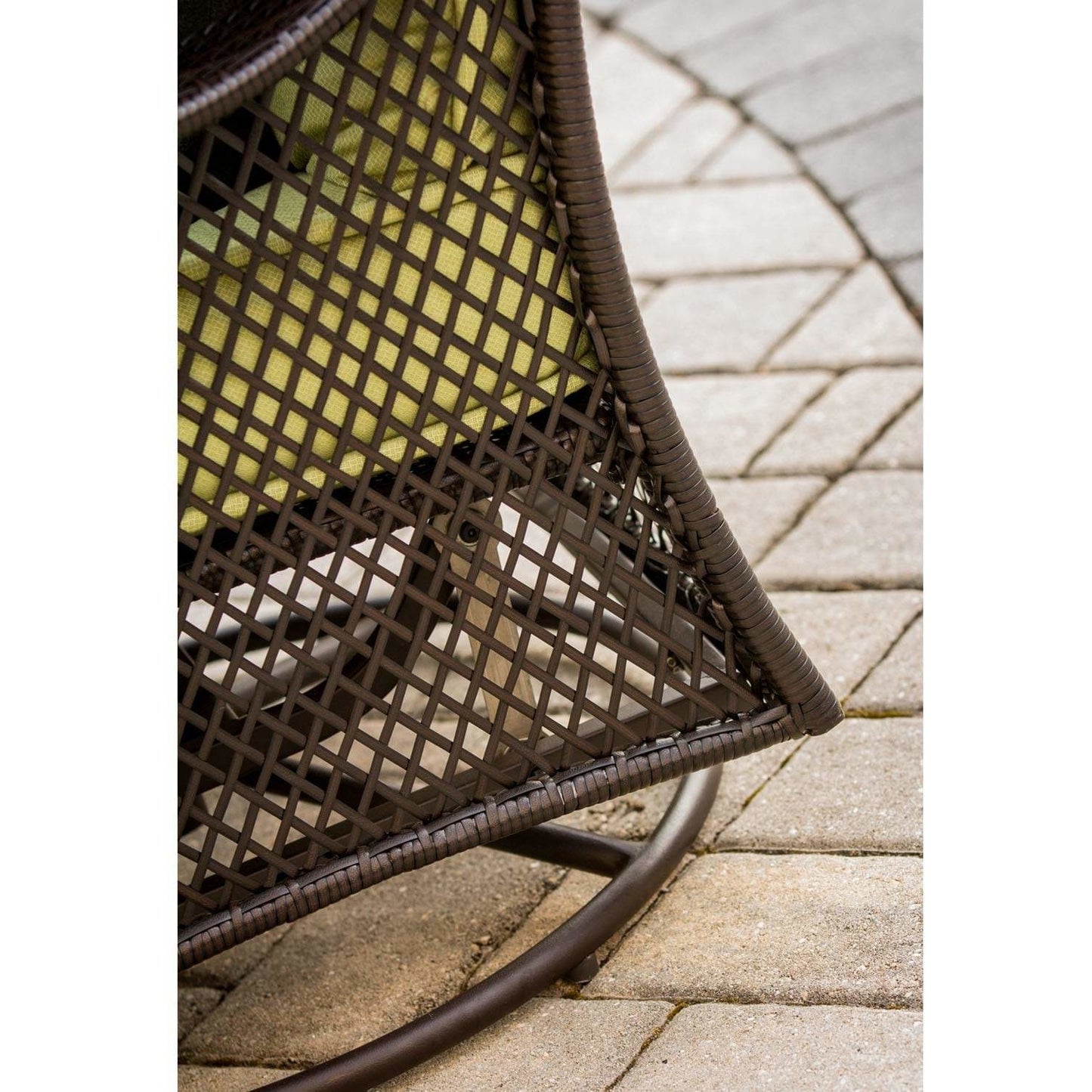 Hammond Brentwood 3Pc Outdoor Wicker Set 2 Swivel rockers & Table - M&K Grills