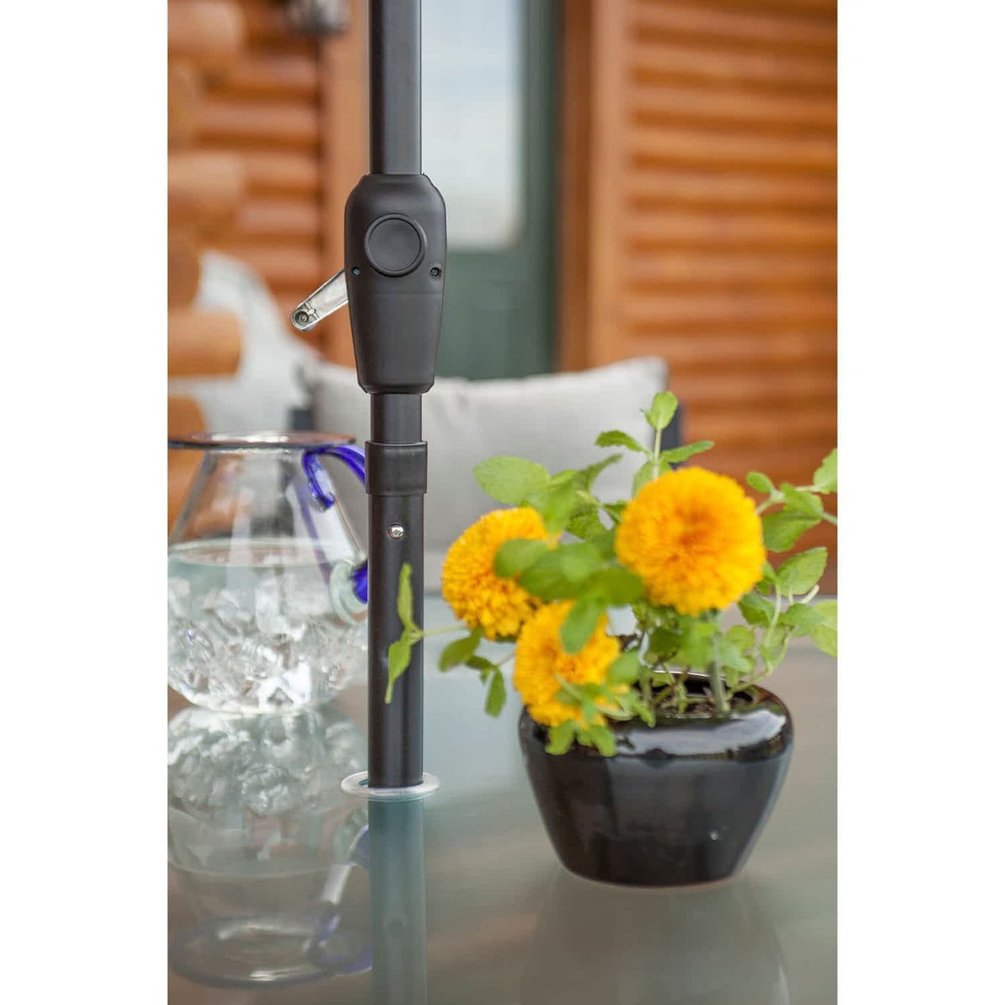 Hammond Elegance 9-Feet Patio Table Umbrella - M&K Grills