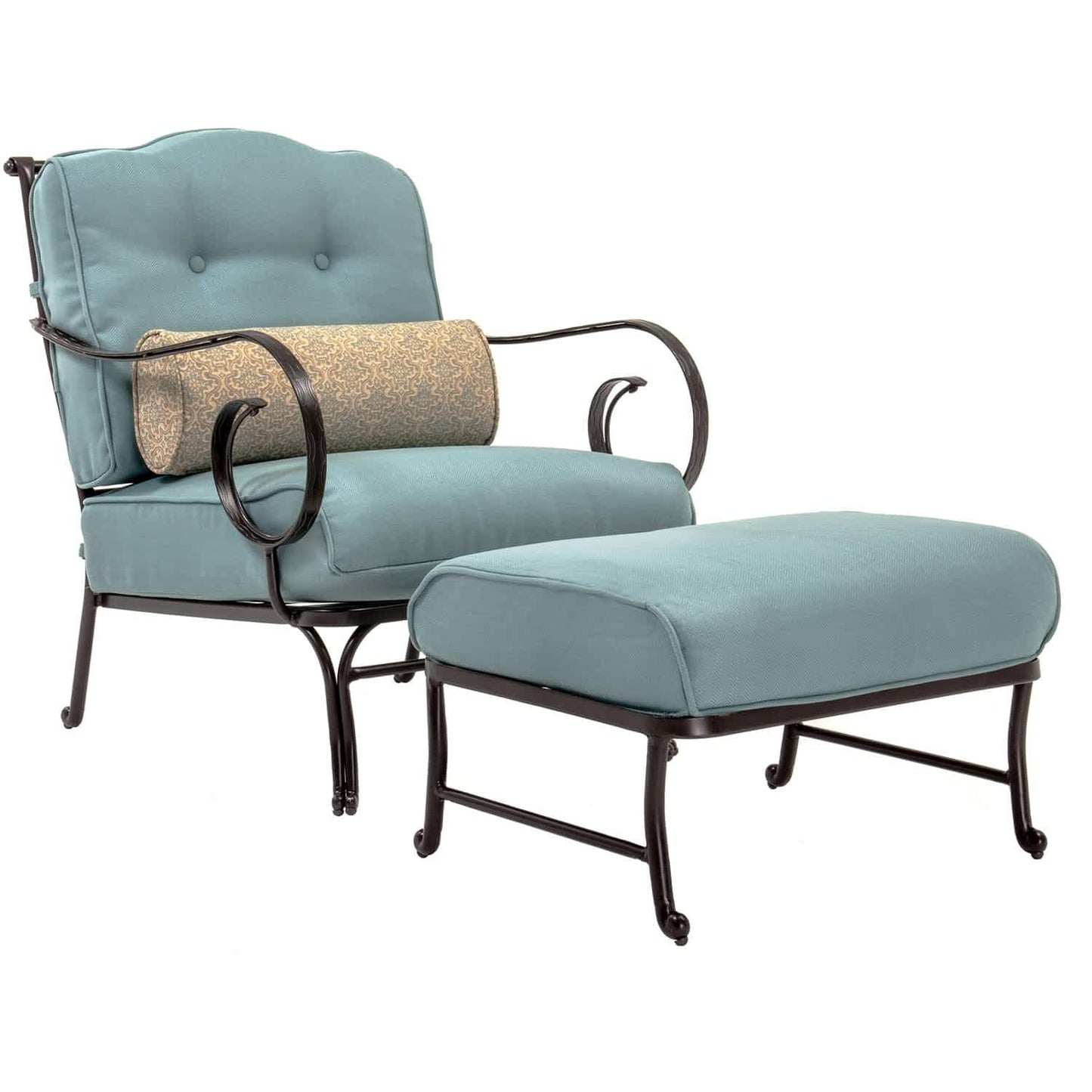 Hammond Lakeside 6Pc Outdoor Conversation Set Loveseat And Ottomans - M&K Grills