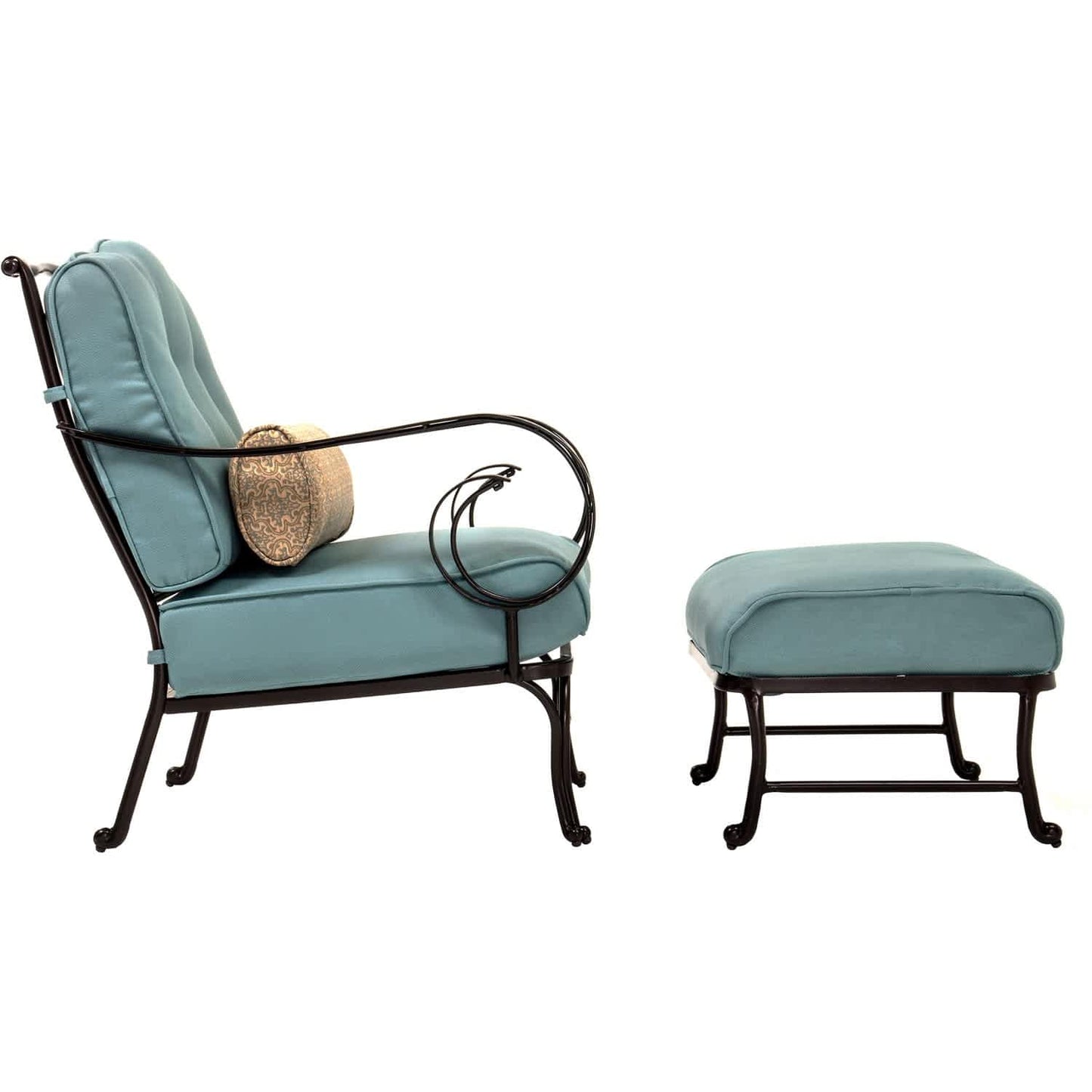 Hammond Lakeside 6Pc Outdoor Conversation Set Loveseat And Ottomans - M&K Grills