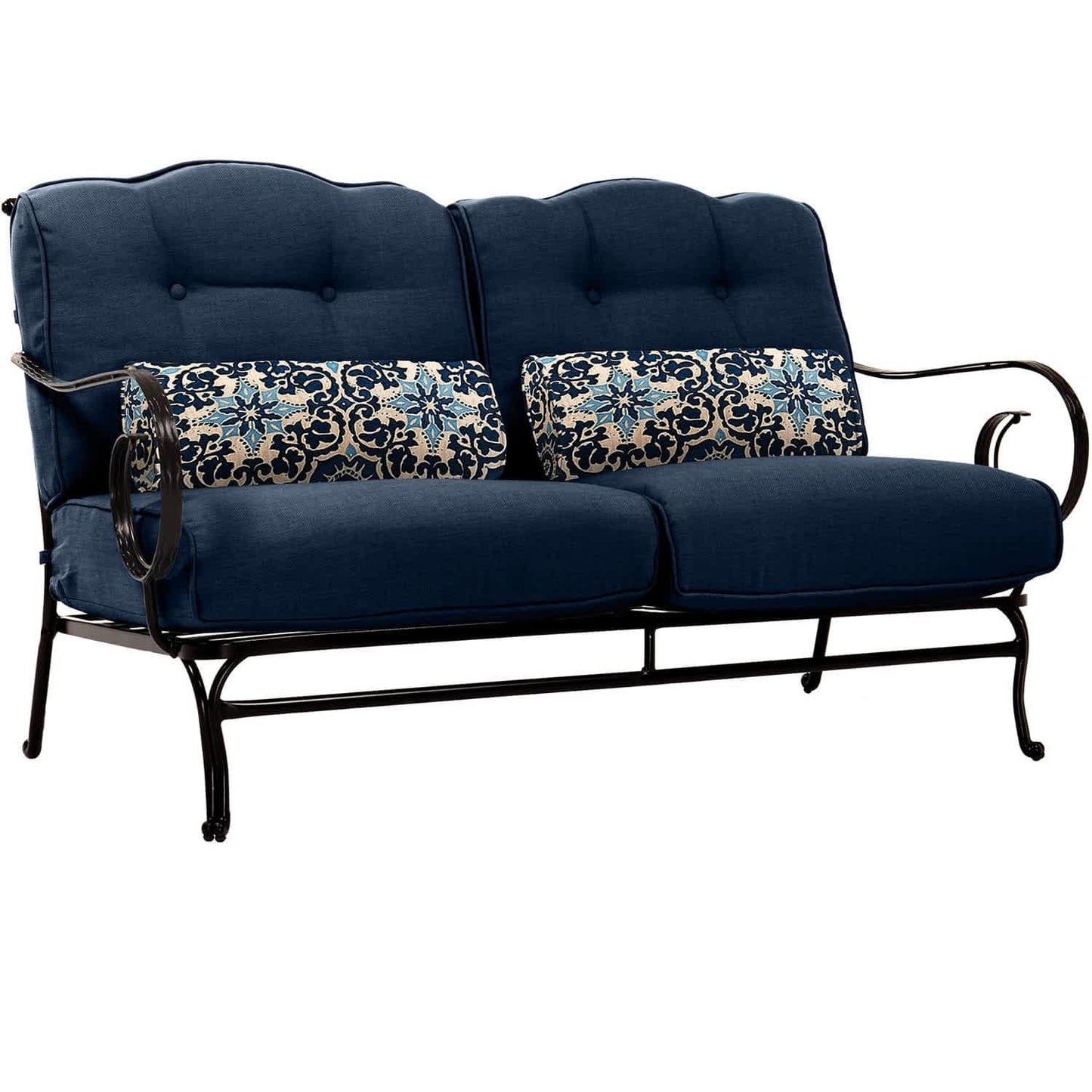Hammond Lakeside 6Pc Outdoor Conversation Set Loveseat And Ottomans - M&K Grills