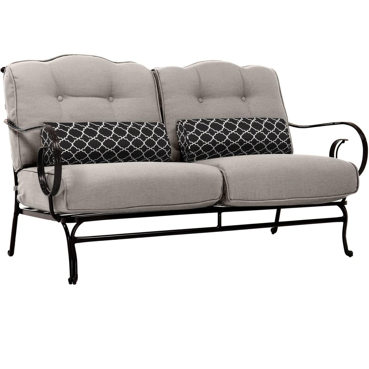 Hammond Lakeside 6Pc Outdoor Conversation Set Loveseat And Ottomans - M&K Grills