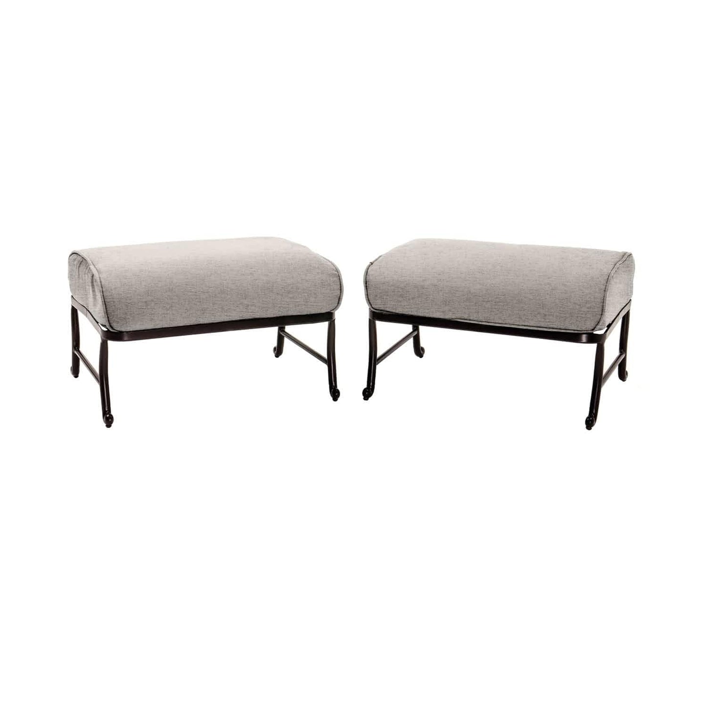 Hammond Lakeside 6Pc Outdoor Conversation Set Loveseat And Ottomans - M&K Grills