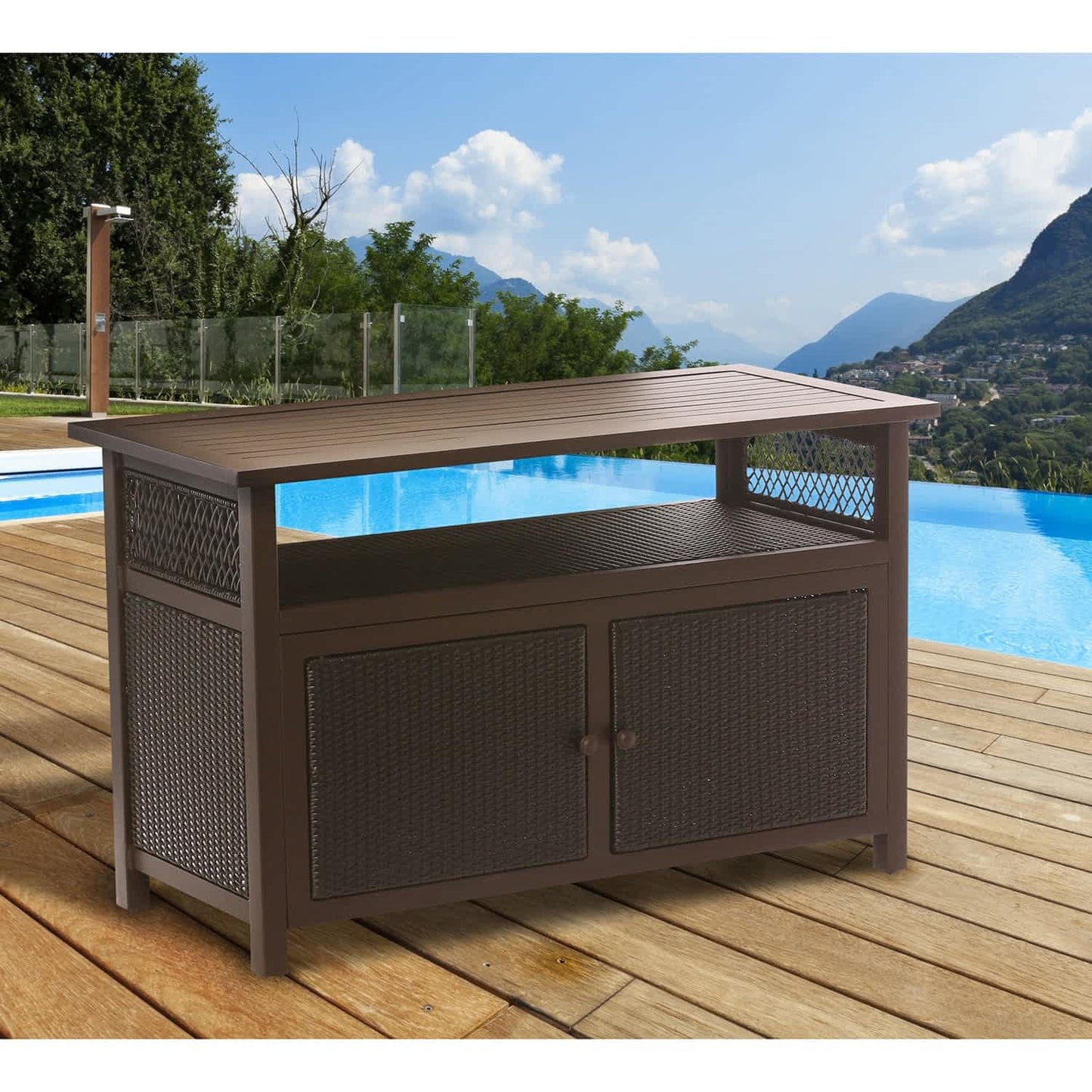 Hammond Outdoor Console Table - M&K Grills