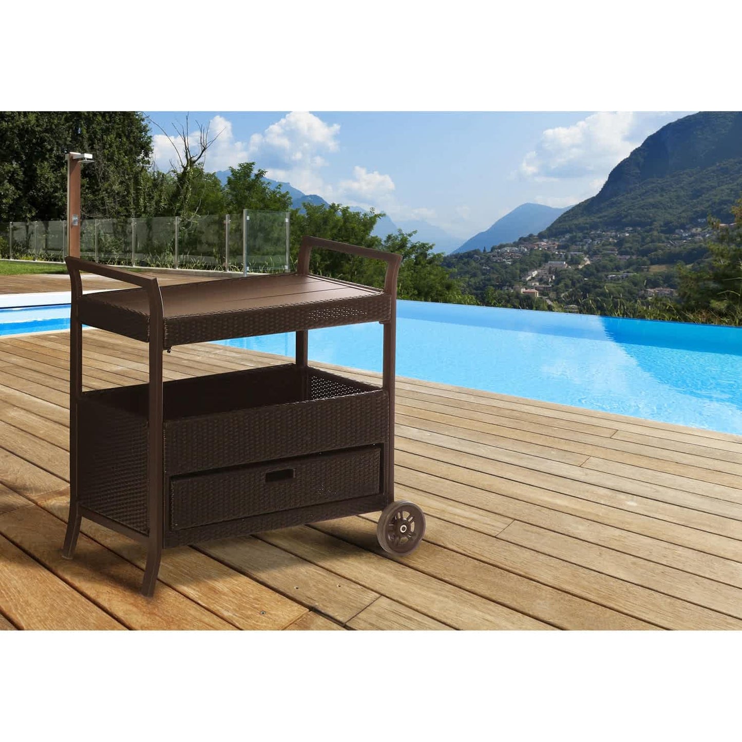 Hammond Patio Cart On Wheels - M&K Grills