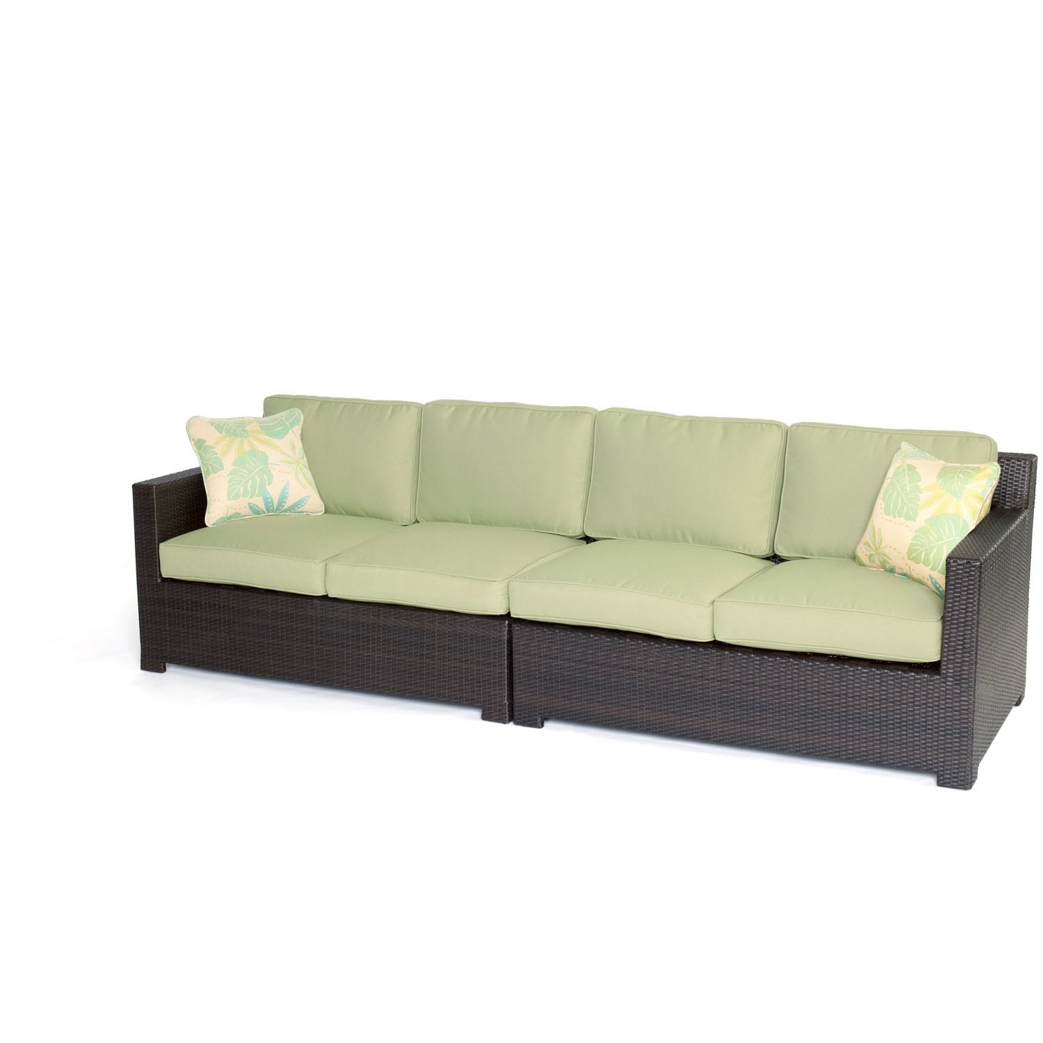 Hammond Stratton 5Pc Outdoor Conversation Set Ottoman And Loveseat - M&K Grills