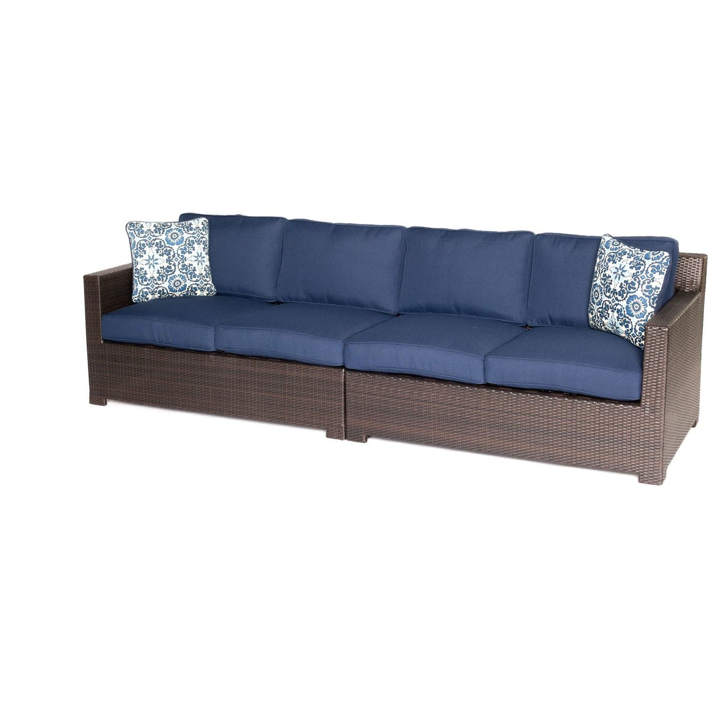 Hammond Stratton 5Pc Outdoor Conversation Set Ottoman And Loveseat - M&K Grills