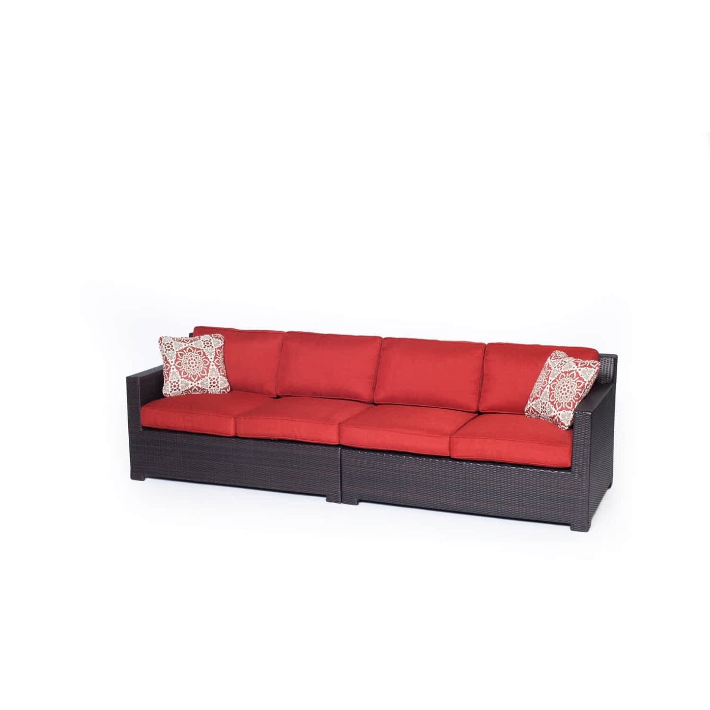 Hammond Stratton 5Pc Outdoor Conversation Set Ottoman And Loveseat - M&K Grills