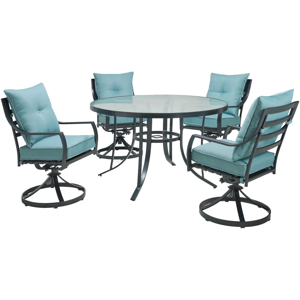 hanover-lavallette-5-piece-4-swivel-dining-chairs-and-round-glass-table