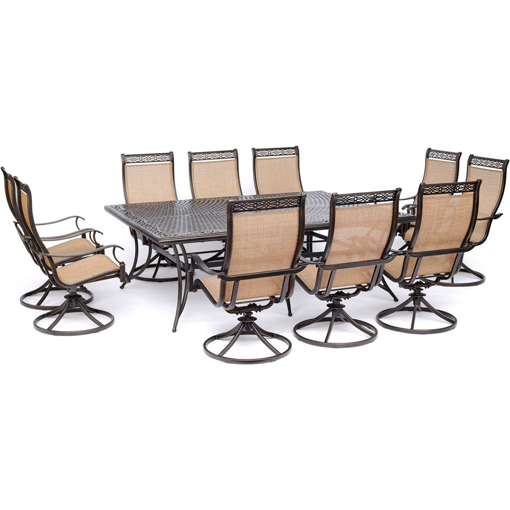 hanover-manor-11-piece-10-sling-swivel-rockers-60x84-inch-cast-table-mandn11pcsw10
