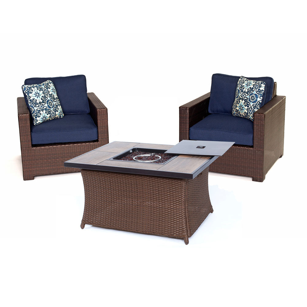 hanover-metro-3-piece-fire-pit-set-2-deep-seating-side-chairs-woven-fire-pit-coffee-table-met3pcfp-nvy-a