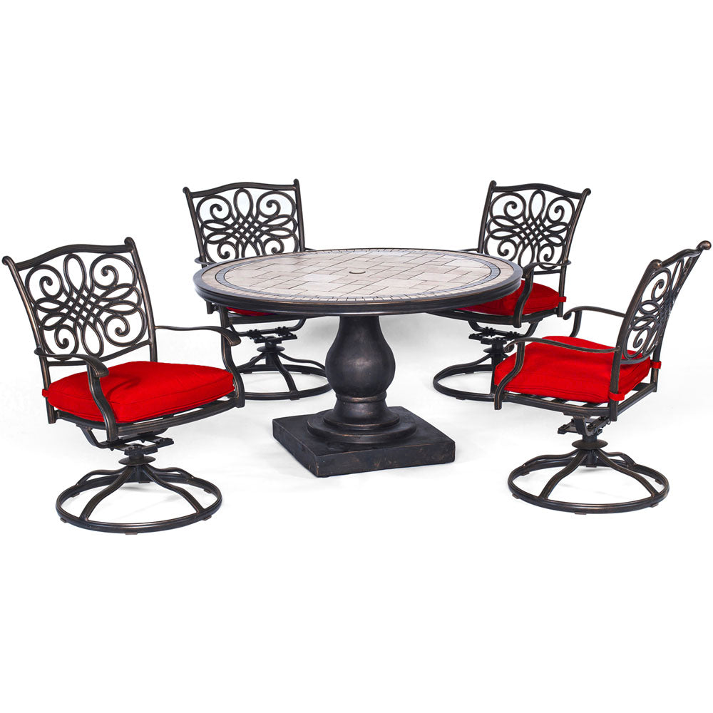 hanover-monaco-5-piece-4-cushion-sling-swivel-rockers-51-inch-round-tile-top-table-mondn5pcsw-4-red