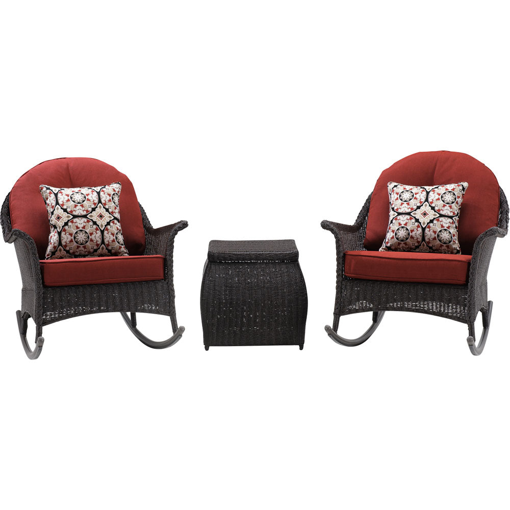 hanover-san-marino-3-piece-set-2-woven-rocking-chairs-one-side-table-smar-3pc-red