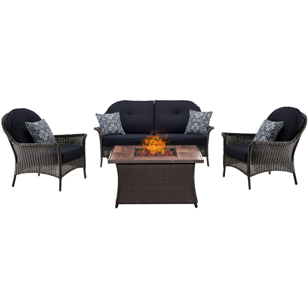 hanover-san-marino-4-piece-fire-pit-set-with-wood-grain-tile-top-smar4pcfp-nvy-wg