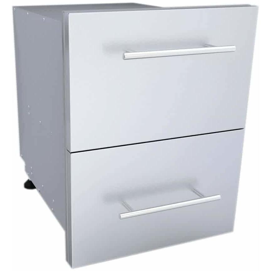 Designer Series Raised Style 18-inch Paper Towel Drawer Combo - Paper Towel Holder Closed